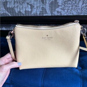 Pretty Yellow Kate Spade Bailey Crossbody Bag.